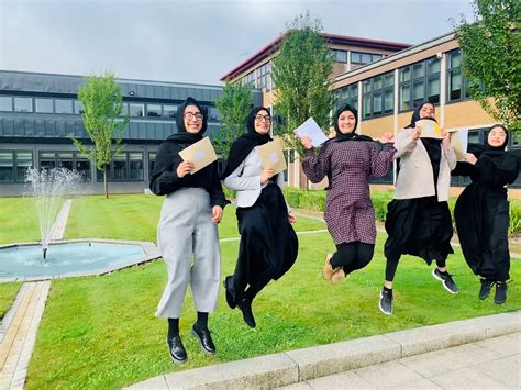Students Celebrate A Level Results As Top Grades Set New Record