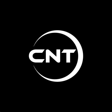 Cnt Letter Logo Design In Illustration Vector Logo Calligraphy
