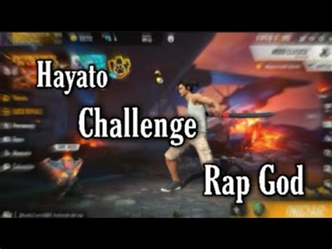 Assuming that you have adversities with the interfaces, the codes or your account, you will have to go to the sustenance of the company to offer satisfaction to. HAYATO CHALLENGE X RAP GOD -EMINEM // FREE FIRE // Moisés ...