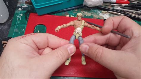 Painting Up My Newest Custom Action Figure Youtube