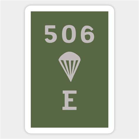Ww2 506 Pir Easy Company Flag 506 Pir Easy Company Sticker Teepublic