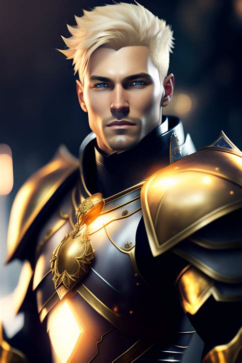Lexica Photo Realistic Portrait Of Paladin Male Blonde Hair Realistic Eyes Glowing