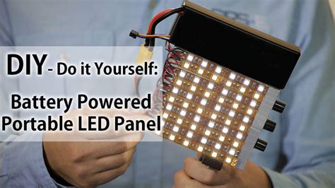 Maybe you would like to learn more about one of these? Battery LED Light Portable Panel - Do It Yourself - DIY - YouTube