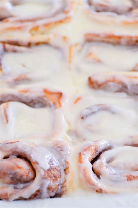 Soft And Tender Cinnamon Rolls That Melt In Your Mouth Topped With A
