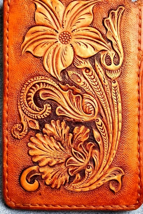 Floral Sheridan Tooledleather Leathercraft Leather Carving