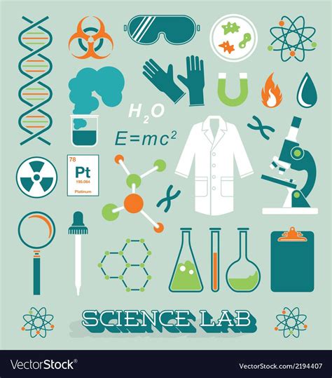 A Scientist Image Set With Many Object Free Template Ppt Premium