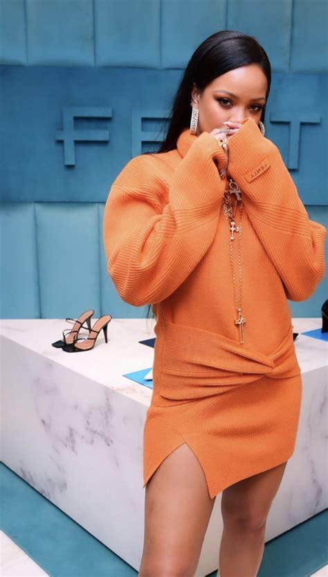 rihanna at her fenty event in new york city for new collection from the brand fenty