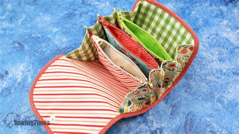 Making A Triple Zipper Pouch Bag Diy Pouch And Bag With Sewingtimes
