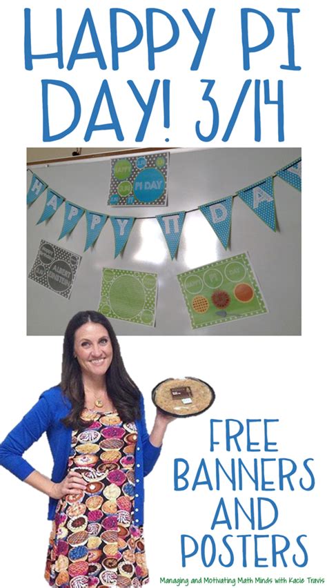 Art is such a good way to get kids to think about math in creative ways and can often make math more accessible to kids who might struggle with it. Pi Day (3.14) Celebration Decoration FREE | Free classroom decor, Happy pi day, Cute bulletin boards