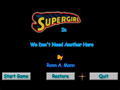 Supergirl In We Don T Need Another Hero Screenshots For Windows Mobygames