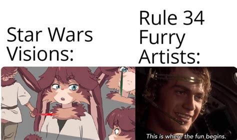 The Devil Works Hard But Rule 34 Artists Work Harder And Faster R Prequelmemes Prequel