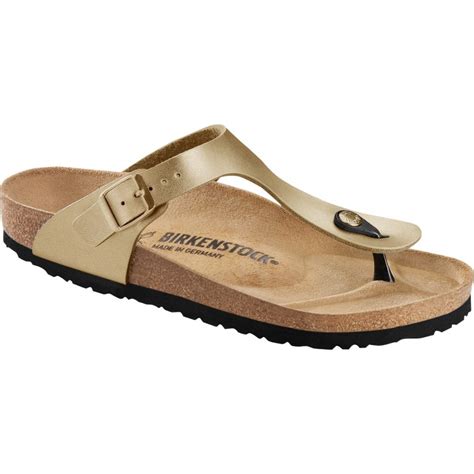 Birkenstock Birkenstock Gizeh 1016108 Birko Flor Gold N106 Womens