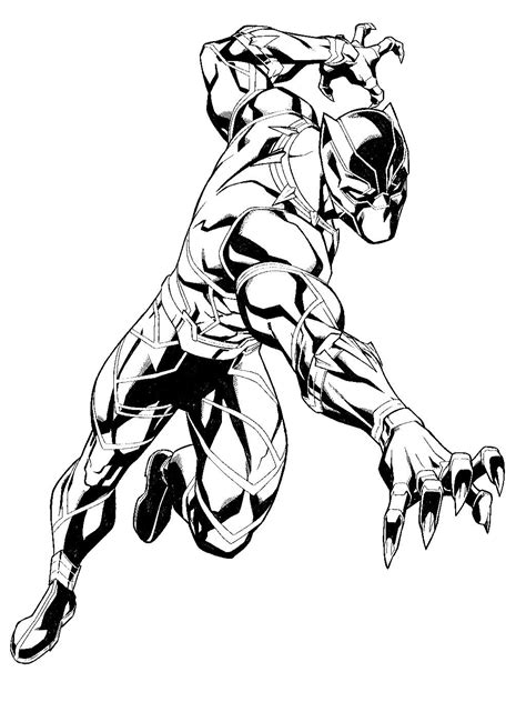 Black Panther Marvel Drawing At Getdrawings Free Download