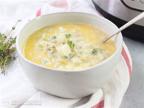 Drain clams, reserving up to 2 cups of clam juice. Low-Carb Instant Pot Clam Chowder | KetoDiet Blog