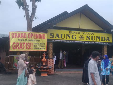 Rm Rumah Makan Saung Sunda Gelar Launching Dan 50 Menu