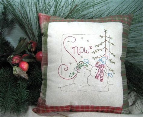 Crabapple Hill Studio Snow Stitchery Pattern Christmas Embroidery