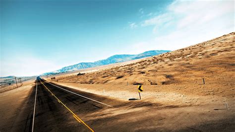 Desert Highway Landscape Road Hd Wallpaper Wallpaperbetter