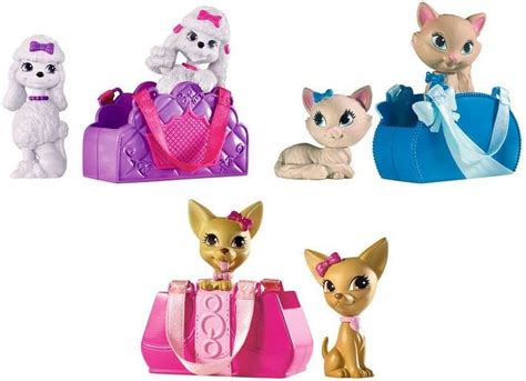 Barbie Mini Pets Set Of 2 Cats Or Poodles With Accessories Buy