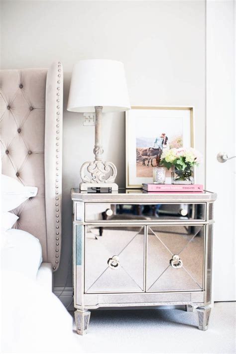 This Mirrored Nightstand Is Gorgeous Bedroom Ideas Bedroom Decor