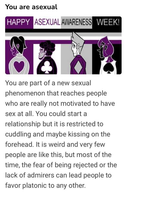 This Is From A Whats Your Sexuality Quiz And Is Quite Possibly The