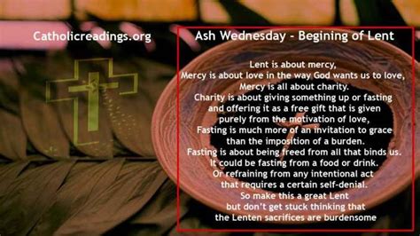 Ash Wednesday Beginning Of Lent Bible Verse Of The Day