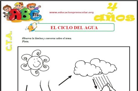 Ciclos Del Agua Para Niños De 4 Años — Educación Preescolar
