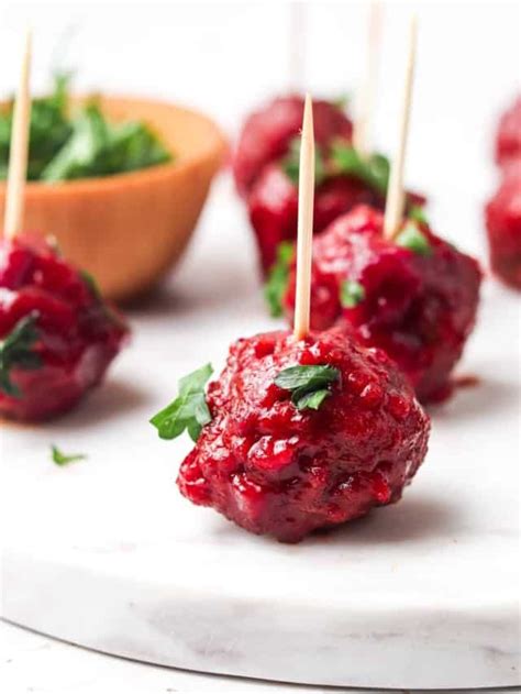 Cranberry Bbq Meatballs Paleo Whole Allianna S Kitchen