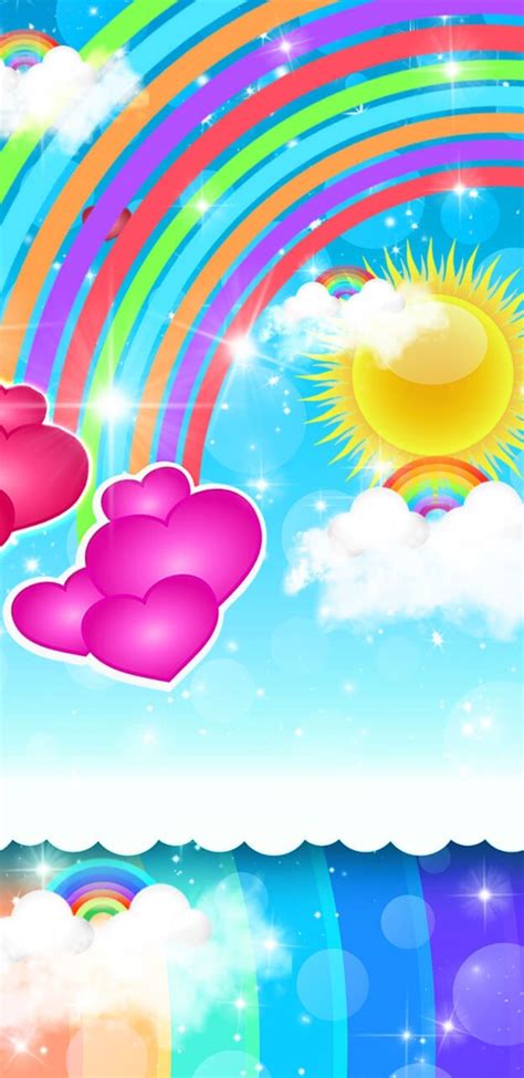 Pin By Kathy🐰 Beckwith🌺 On Girly Droid Wallpapers Rainbow Wallpaper