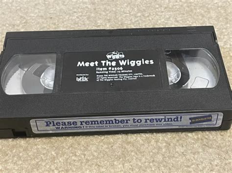 Meet The Wiggles 1999 Blockbuster Exclusive Very Rare Vhs Tape Only The