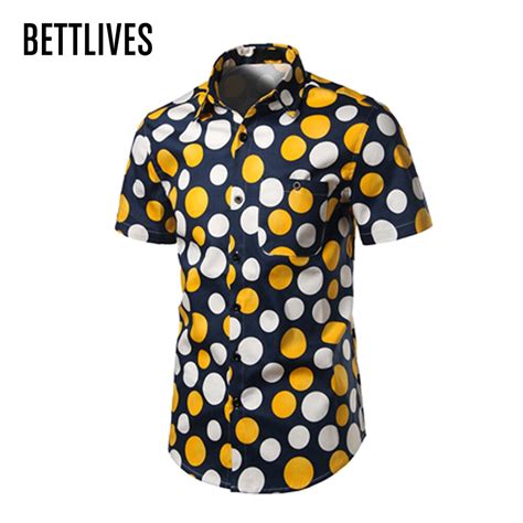 Mens Colorful Polka Dot Shirt 2017 Brand Fashion Men Shirts Casual