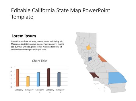 California Map Powerpoint Template 3 Slideuplift Powerpoint