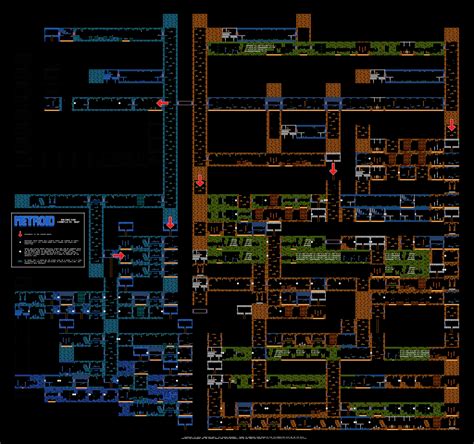 Metroid Brinstar Secret Worlds Map Map For Nes By Sadekuuro Gamefaqs