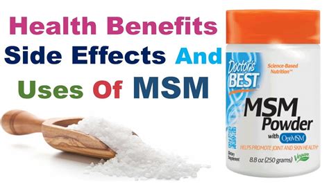 Msm Supplement Health Benefits Side Effects And Uses Of Msm