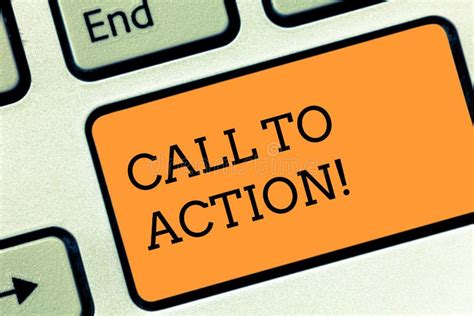 Text Sign Showing Call To Action Conceptual Photo Most Important Part