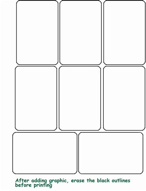 Playing Card Template Word Lovely Playing Card Template Blank Playing