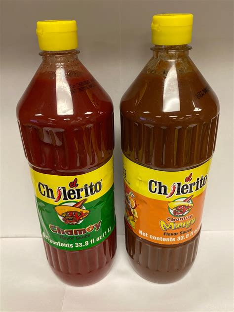 El Chilerito Chamoy Regular And Mango 2 Bottle Bundle