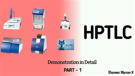 Hptlc Instrumentation And Working Detailed Explanation Part 1