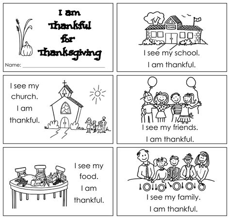 Free Printable Thanksgiving Story Booklet