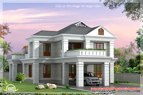 Floor Plan And Elevation Of 2336 Sqfeet 4 Bedroom House Kerala Home