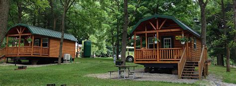 Log Cabin Campground In Ohio Austin Lake Rv Park And Cabins