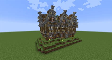 Plan D Une Maison Médiévale Minecraft Ventana Blog