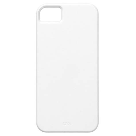 Customize It Beautiful Plain White Iphone 5 Case