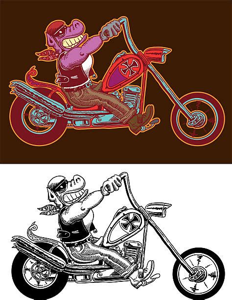 80 Pig On A Motorcycle Stock Illustrations Royalty Free Vector