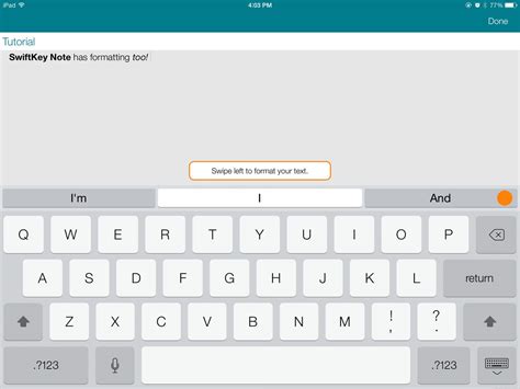 Swiftkey Note Brings Robust Predictive Typing To Ios Pictures Cnet