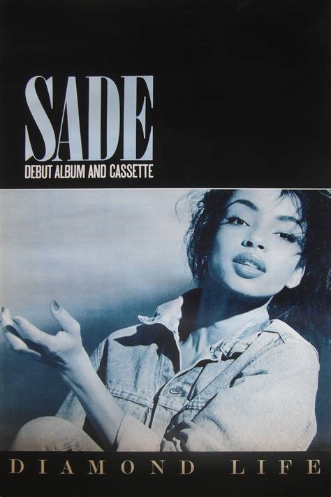 Rare 1984 Sade Large Subway Promotional Poster For The Debut Album