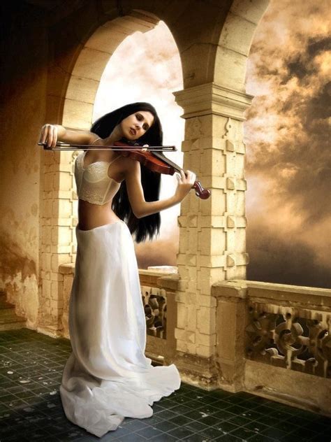 Lovely Women Playing The Violin Violin Photography Violin Music Art