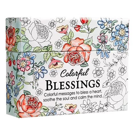 Colourful Blessings Box Of Encouragement Cards Free Delivery When You Spend £10 At Uk