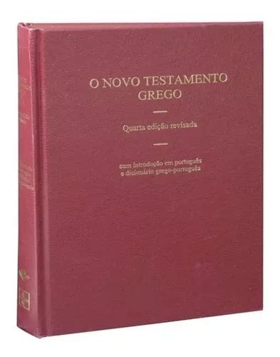 Novo Testamento Grego Com Dicionário Grego Português Parcelamento Sem