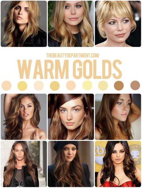 10 Warm Skin Tone Hair Color Chart FASHIONBLOG