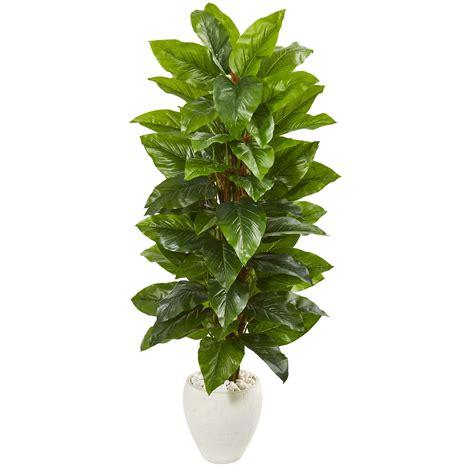 63 Inch Real Touch Large Leaf Philodendron Artificial